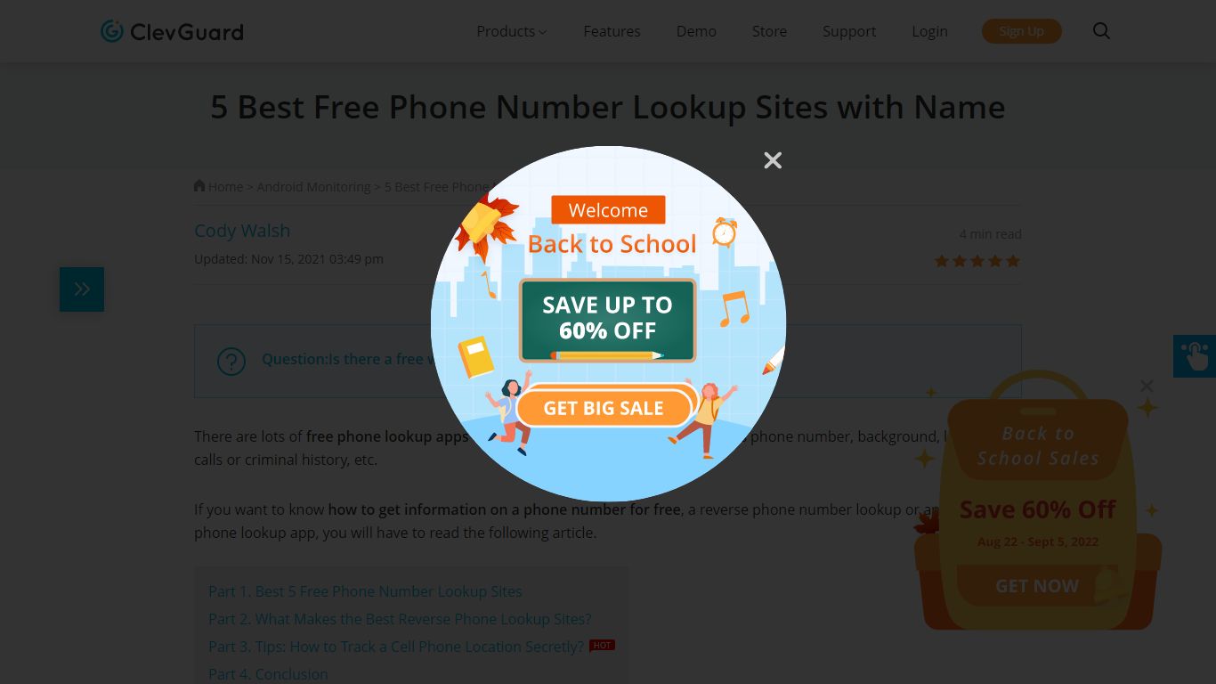 5 Best Free Phone Number Lookup Sites with Name - CLEVGUARD
